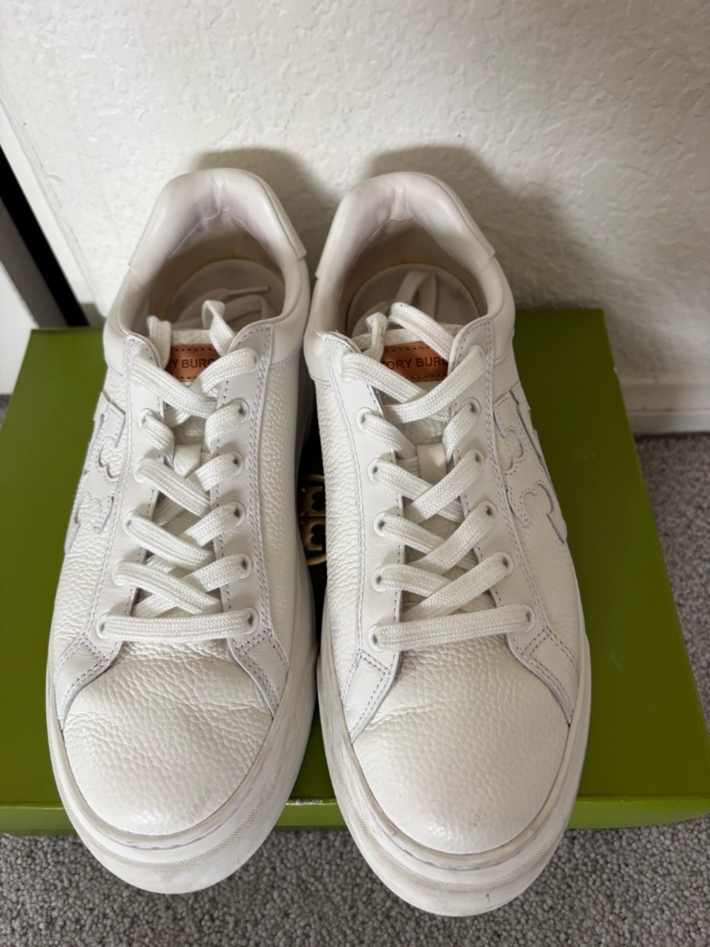 Tory Burch color block platform sneakers - Picture 3 of 7